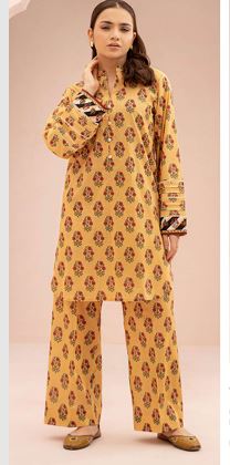 WUS25X20557 Digital Printed Lawn Suit 2PC