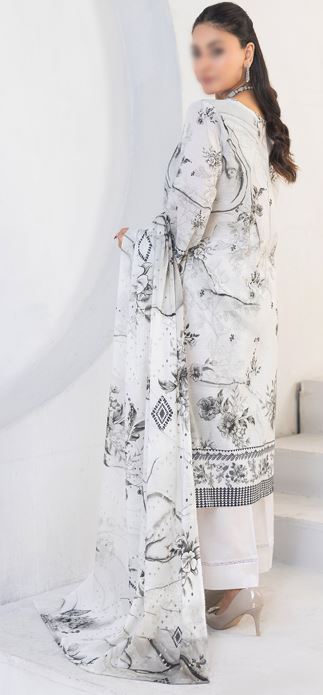 SILSILA FANTAK V/1 10 Digital Print Lawn Suit With Lawn ChikanKari Dupatta