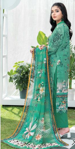 ROOP PALWASHA V/68 10 Lawn Embroidery Suit With Crinkle Dupatta