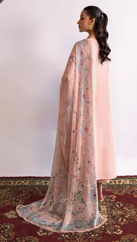 QLINEKARI QALAMKAR HEDI 11 Embroidered Lawn Suit With Embroidered Dupatta