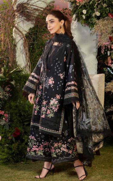 SOBIA NAZIR 14 B Luxury Lawn Embroidery Suit With Fancy Dupatta