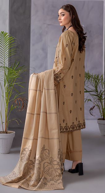 MEHTAB PALWASHA V/64 01 Luxury Lawn Embroidery Suit With Fancy Dupatta