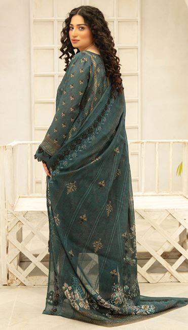 ABISHA V/41 01 Lawn Embroidery Suit With Diamond Embroidery Dupatta