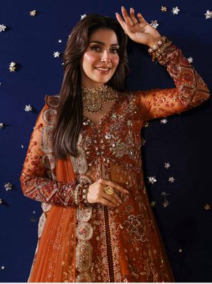 JHOOMRO NUREH NL-80 Luxury embellished and embroidered 4 peice chiffon collection with stiched duppata