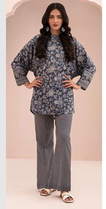 WUS25X20556 Digital Printed Lawn Suit 2PC