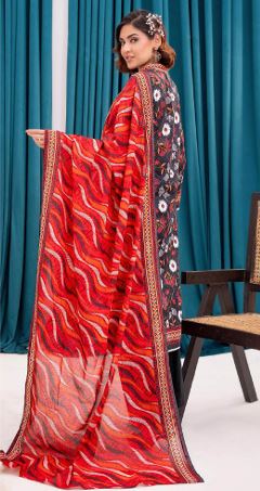 ZESH 10 Lawn Print suit 3 piece