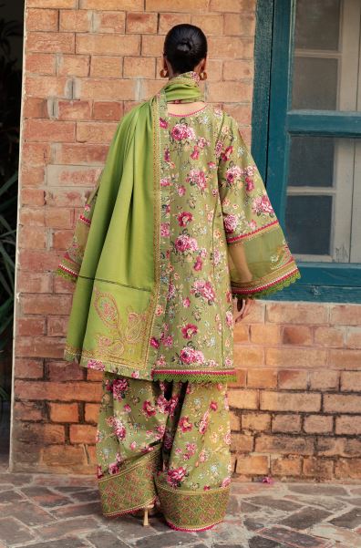 Bin Ilyas Diara Unstitched Embroidered Khaddar 3pc