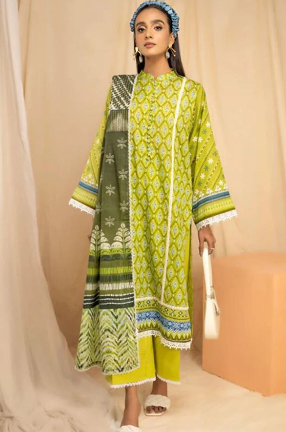 LAKHANY Komal Printed Lawn Suit 3 Pieces Unstitched