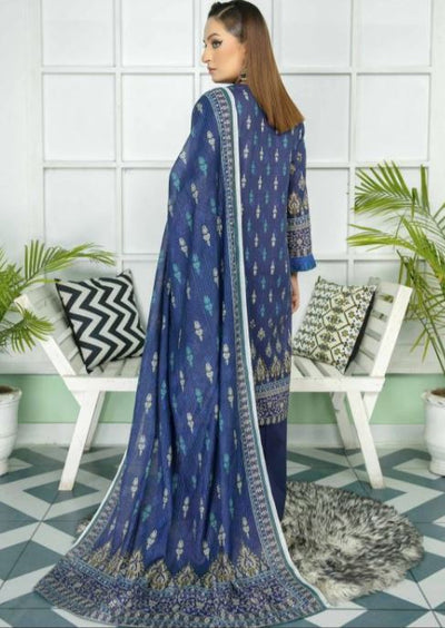 Lawn embroidery suit with digital fancy dupatta