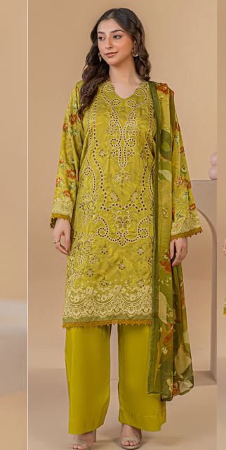 DASTAK PALWASHA V/36 02 Exclusive Digital Embroidery Viscose Shirt with Special Digital Printed Crinkle Dupatta