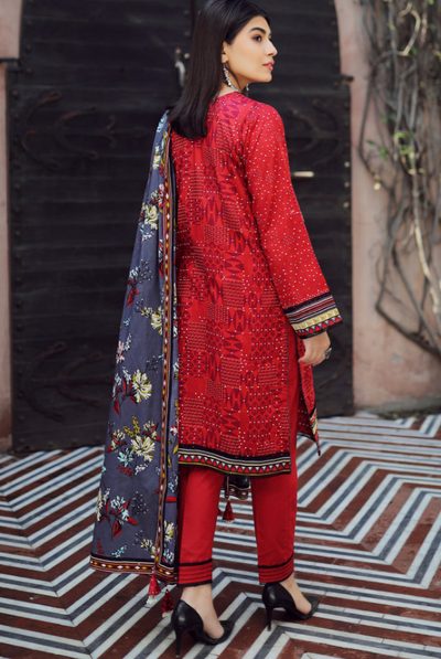 LAKHANY Komal Printed Lawn Suit 3 Pieces Unstitched