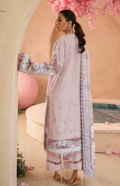 Luxury Lawn embroidery suit with fancy dupatta