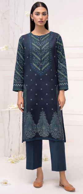 Printed Khaddar Suit 2pc