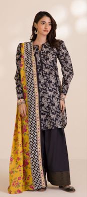 WUC25X20004 Digital Printed Cotton Suit 2pc