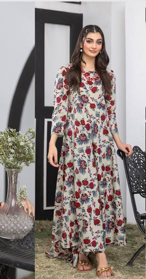 EHSAAS ORANG V/35 04 Allover Print Suit 2 piece