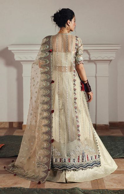 SHAHNAI AFROZEH SHAHNAZ AFS-25-02 UNSTITCHED ORGANZA EMBROIDERED SUIT WITH ORGANZA EMBROIDERED DUPATTA