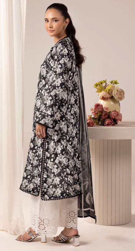 PRINTKARI MAHEES 02 Print Lawn Shirt With  Embroidery trousers and printed Dupatta