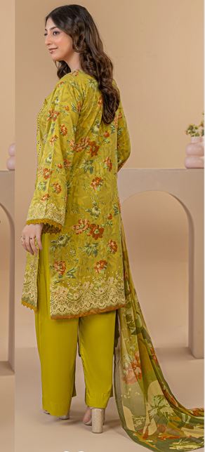 DASTAK PALWASHA V/36 02 Exclusive Digital Embroidery Viscose Shirt with Special Digital Printed Crinkle Dupatta