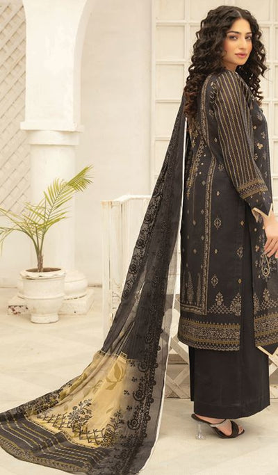 ABISHA V/41 02 Lawn Embroidery Suit With Diamond Embroidery Dupatta