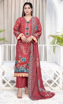 NOIR BIN RASHID ART-01 DIGITAL VISCOSE Embroidery Suit with Embroidery Dupatta