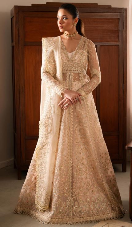 LINNEA=ORGANZA EMBROIDERED SUIT WITH ORGANZA EMBROIDERED DUPATTA 3PC