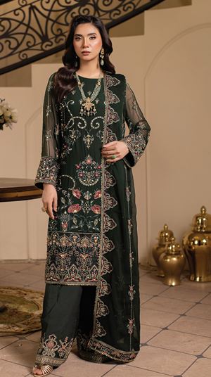 Luxury Formal Unstitched Collection with Handwork