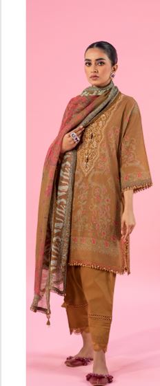 SanaSafinaz V/02 02 Print Lawn Suit 3 Piece