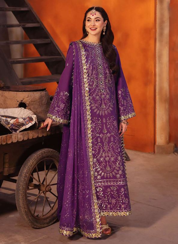 07 Fancy embroidery suit with fancy embroidery dupatta