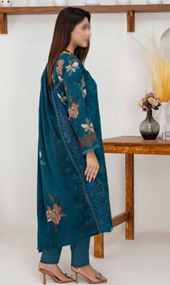KOMAL FATIMAS V/2463 03 Self VISCOSE Embroidery Suit with Supreme Rangoli Embroidery Dupatta and Plain Trouser