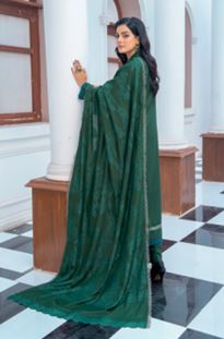 GULAL BIN RASHID 03 Premium Zari Wool Suit with Jacquard Wool Shawl
