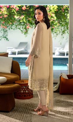 LUMINARA MANAHIL LAKHANI LUMEE 03 LUMINARA MANAHIL LAKHANI LUMEE 03 Unstitched Luxury Embroidered Chiffon Collection