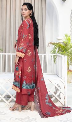 NOIR BIN RASHID ART-01 DIGITAL VISCOSE Embroidery Suit with Embroidery Dupatta