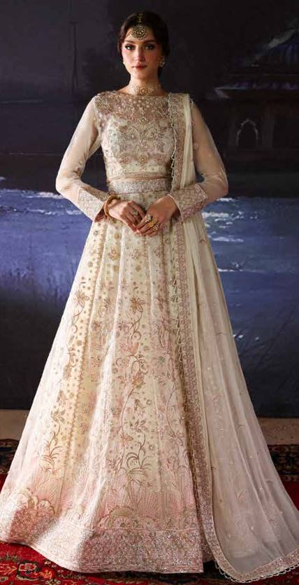 PAKEEZA MAHNUR PK-06 Embroidered Organza Suit With Embroidered  Chiffon Dupatta