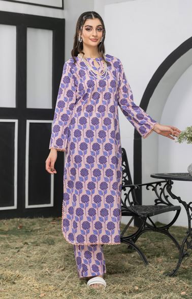 EHSAAS ORANG V/35 06 Allover Print Suit 2 piece