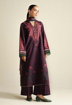 COCO ZS LILT - 7 A Digital Printed  Cambric Suit With Digital Printed  Chiffon Dupatta