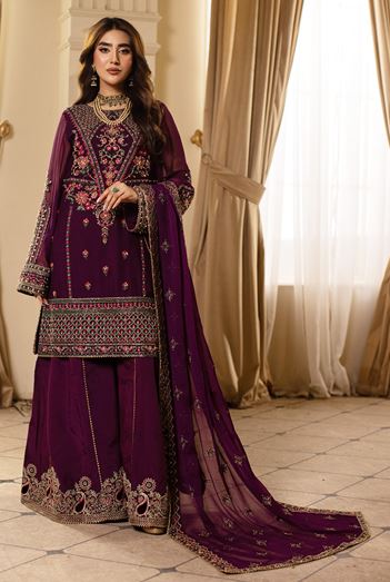 Luxury Formal Unstitched Collection with Handwork