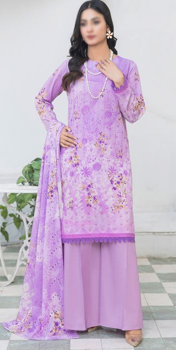 SILSILA FANTAK V/1 04 Digital Print Lawn Suit With Lawn ChikanKari Dupatta