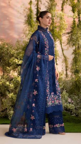 SOBIA NAZIR 04 A Luxury Lawn Embroidery Suit With Fancy Dupatta