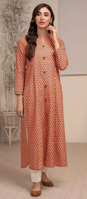 Printed Khaddar Shirt 1pc