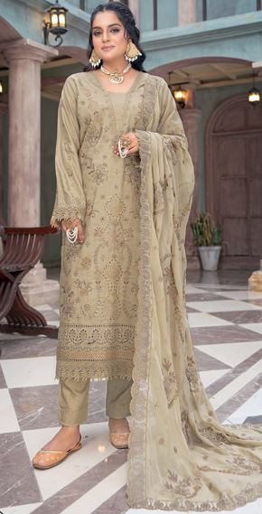 Mehak RA 04 premium viscose Embroidered shirt with embroidered stitch patch crinkle duppata
