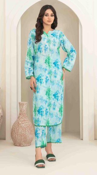 LEA TAWAKKAL 1327 Allover print Suit 2 piece