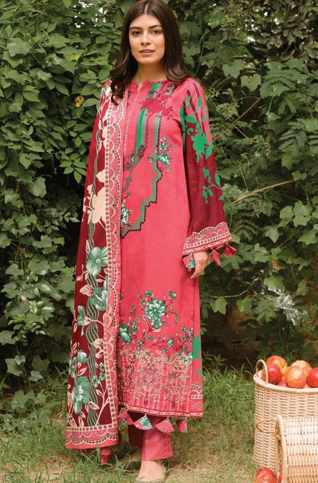 0040023-205-B ORIENT EMBROIDERED LINEN 3PC SUIT