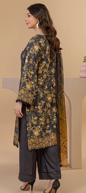 DASTAK PALWASHA V/36 04 Exclusive Digital Embroidery Viscose Shirt with Special Digital Printed Crinkle Dupatta