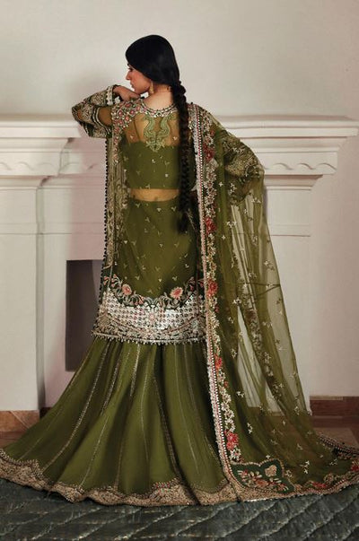 SHAHNAI AFROZEH ZOON AFS-25-04 UNSTITCHED NET EMBROIDERED SUIT WITH NET EMBROIDERED DUPATTA