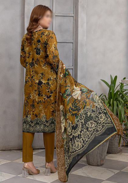 DASTAK FANTAK V/2 04 Lawn Embroidery suit with embroidery Dupatta