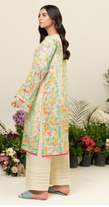 IRFAA SAFA NOOR SN 04 Lawn Embroidery Shirt With plain trouser
