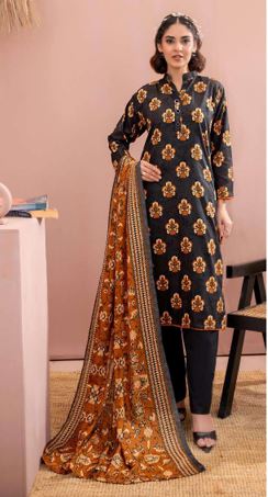ZESH 29 Lawn Print suit 3 piece