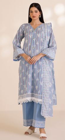 WUC25X20006 Digital Printed Cotton Suit 2pc
