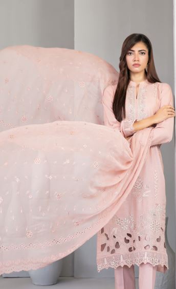 MIZAL TAWAKKAL D-4379 Fancy Karandi Embarrassing Suit With Chiffon Embroidery Dupatta