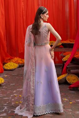 JHOOMRO NUREH NL-81 Luxury embellished and embroidered 4 peice chiffon collection with stiched duppata